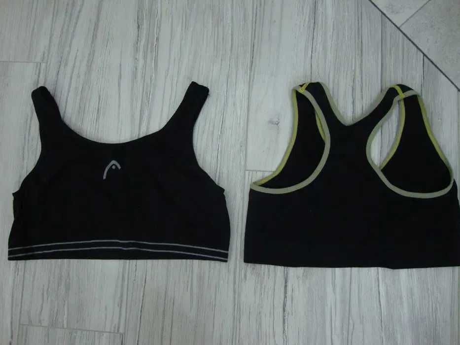 Zestaw 2 sztuki stanik sportowy top HEAD VITALMAXX rozmiar S/M