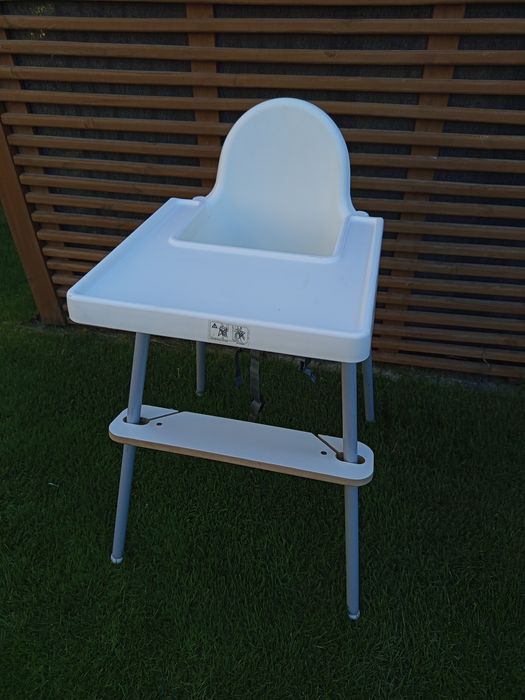 Krzesełko do karmienia Ikea Antilop + podnóżek+ poduszka