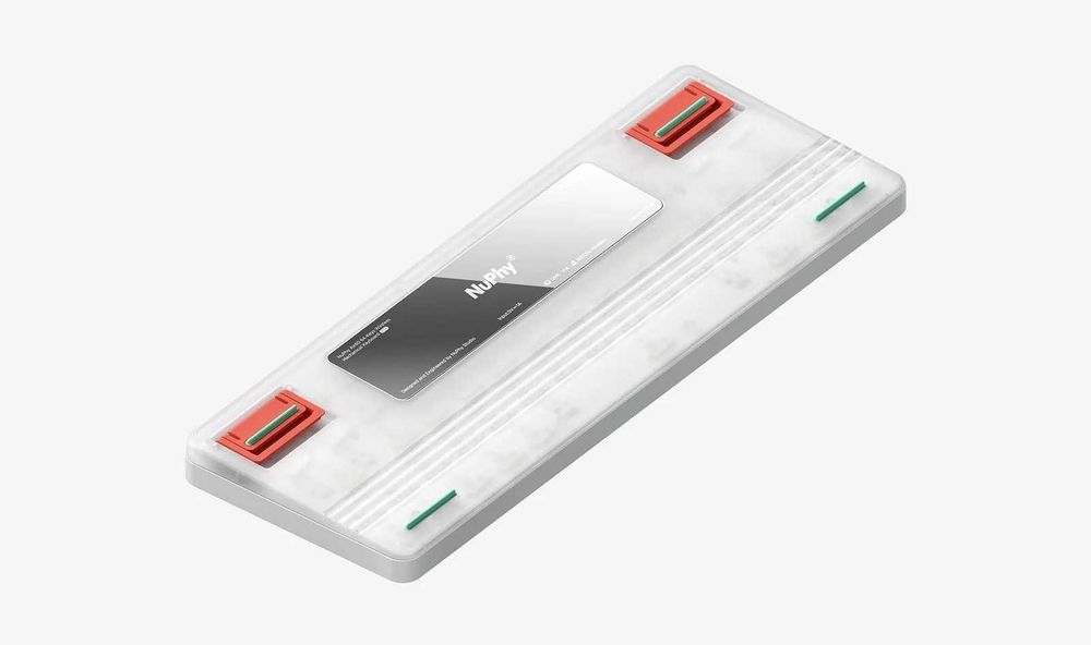 Klawiatura mechaniczna Nuphy Air60 V2 White Gateron Red Switch Ionic White USZKODZONA