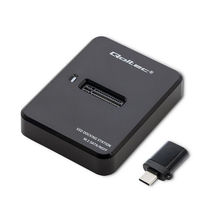 Stacja dokująca dysków Qoltec SSD M.2 SATA NGFF USB 3.1