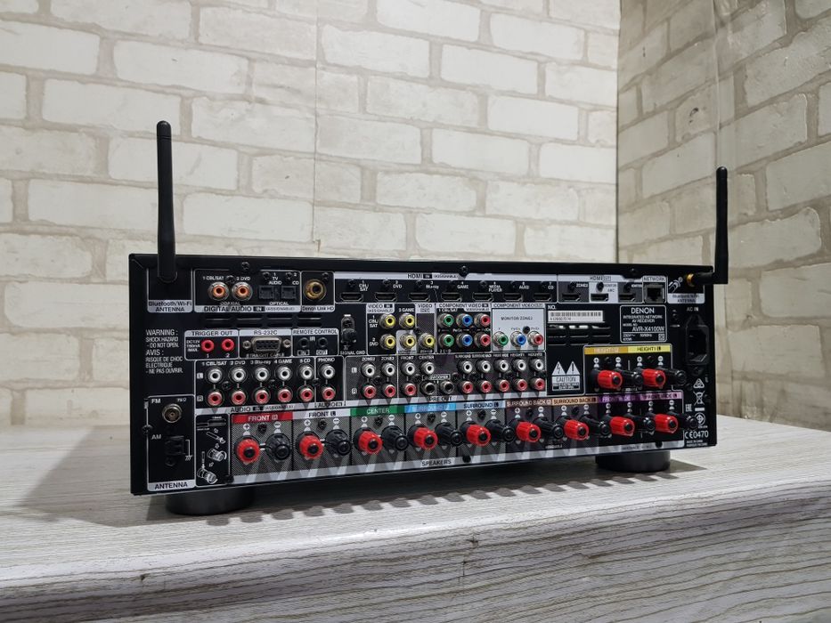ТОР! 7.2 AV ресивер DENON AVR X4100, *7x165 Вт, HDMI, Wi-Fi, Bluetooth USB