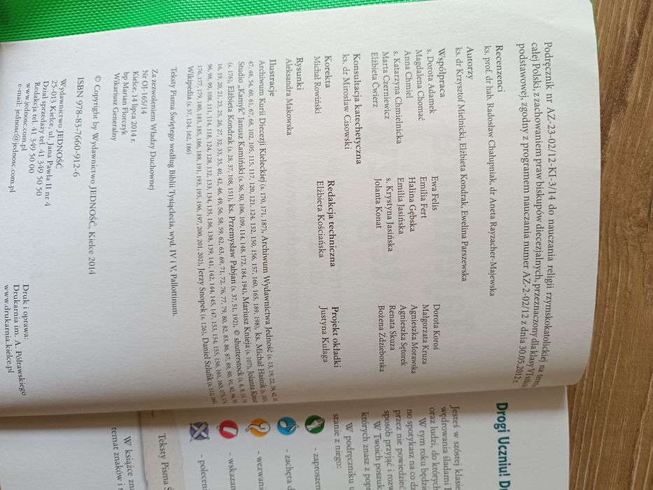Tajemnice BOGAtego życia klasa 6