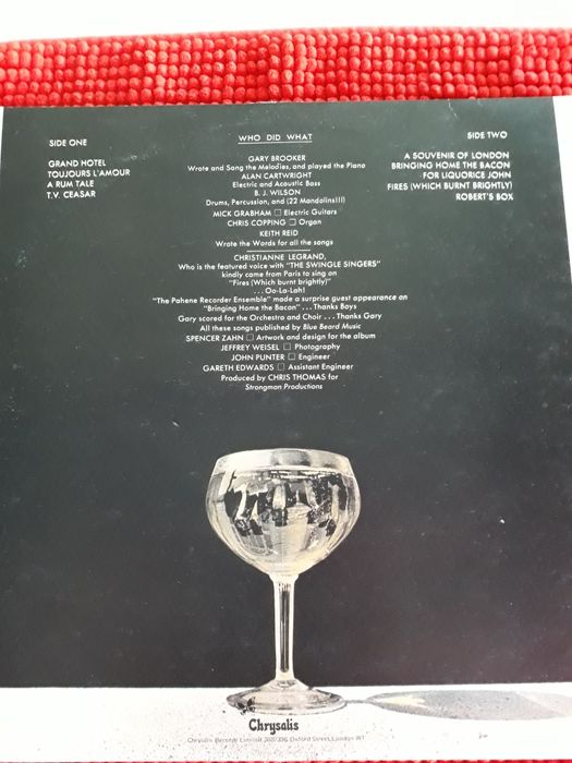 PROCOL HARUM- Grand Hotel, Chrysalis London.