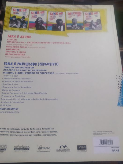 Link up 11° ano inglês manual+trading book texto editora