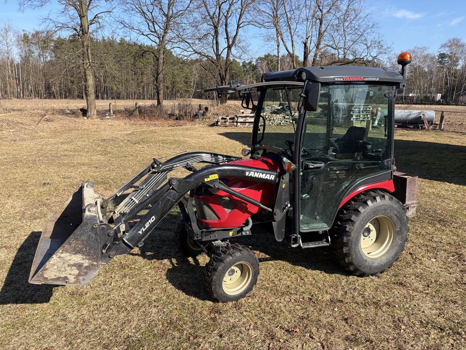 Ciągnik ogrodniczy Yanmar 424 HST 2021r   Cena BRUTTO + pakiet maszyn