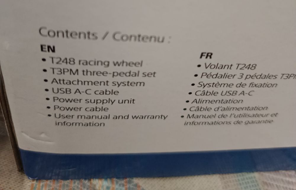 Bundle Thrustmaster T248 + Pedais T3PM
