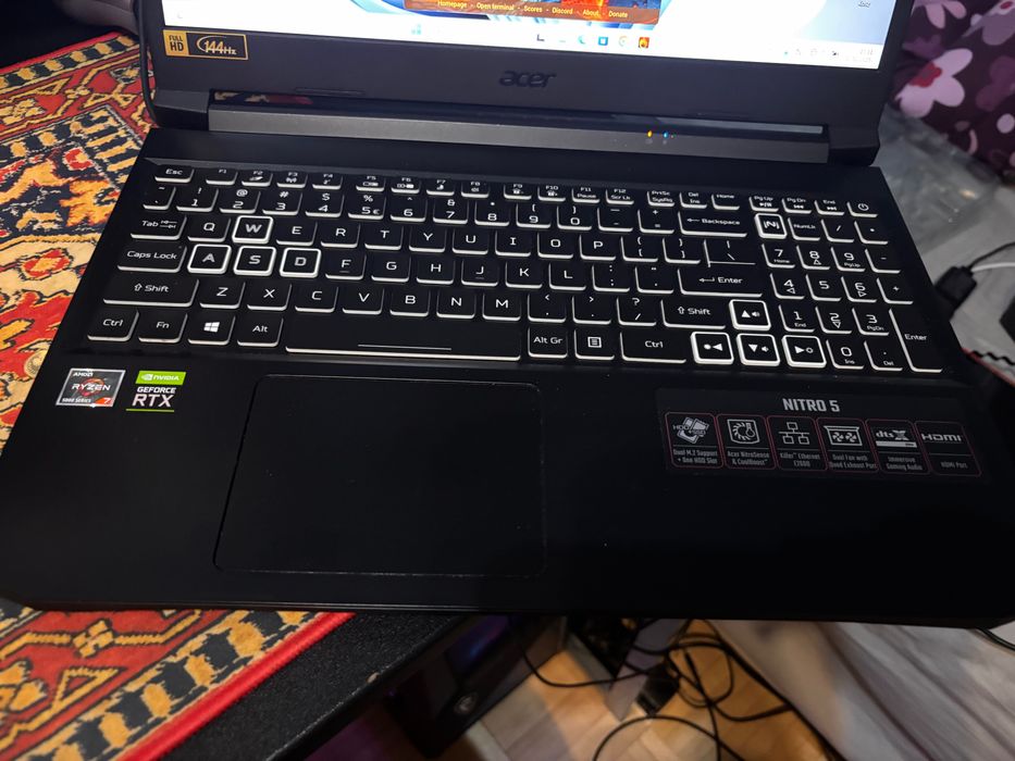 Acer Nitro 5 AN515-45 AMD Ryzen™ 7 5800H rtx 3060