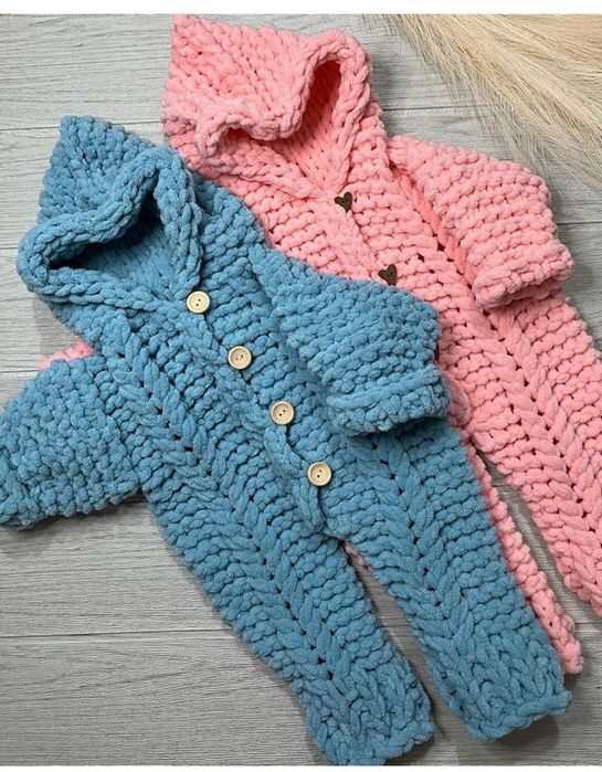 Плюшевий плед ручної роботи