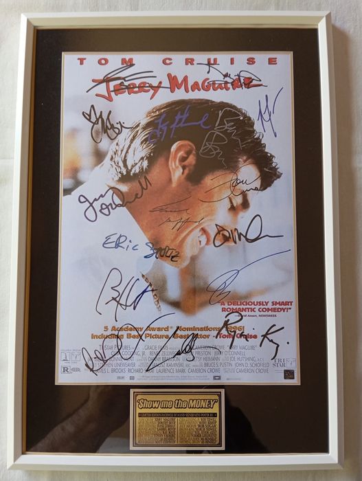 Moldura Filme Jerry Maguire com Autógrafos (A4)