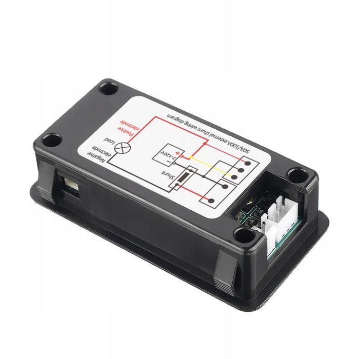 Amperomierz DC200V 50A Woltomierz AH Wh Temp. Czas