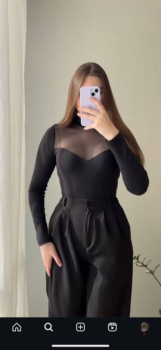 Боді жіночий з сіточкою