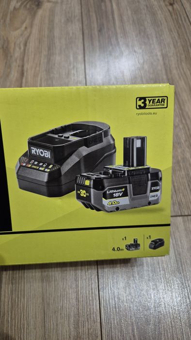 Zestaw Ryobi akumulator 4Ah z ładowarką Gwarancja