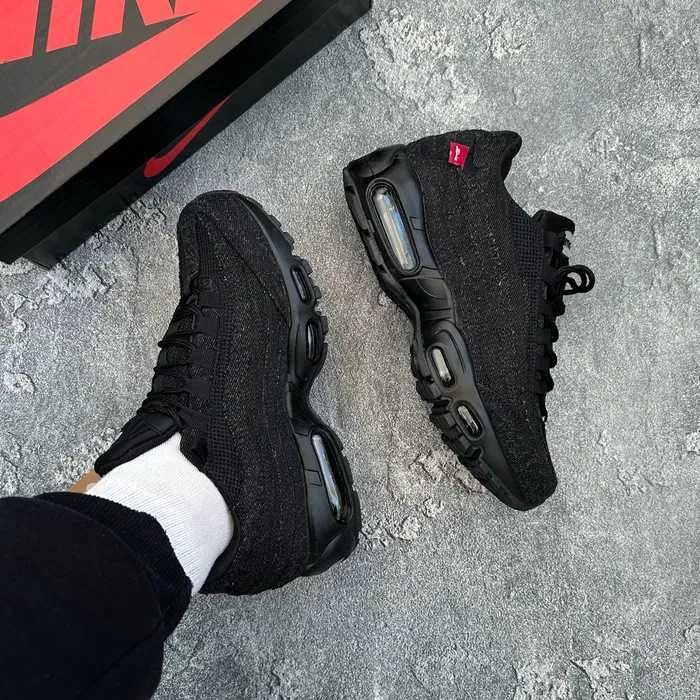(БЕЗ ПЕРЕДОПЛАТИ) Nike Air Max 95 x Levi's Black Denim найк аір левайс