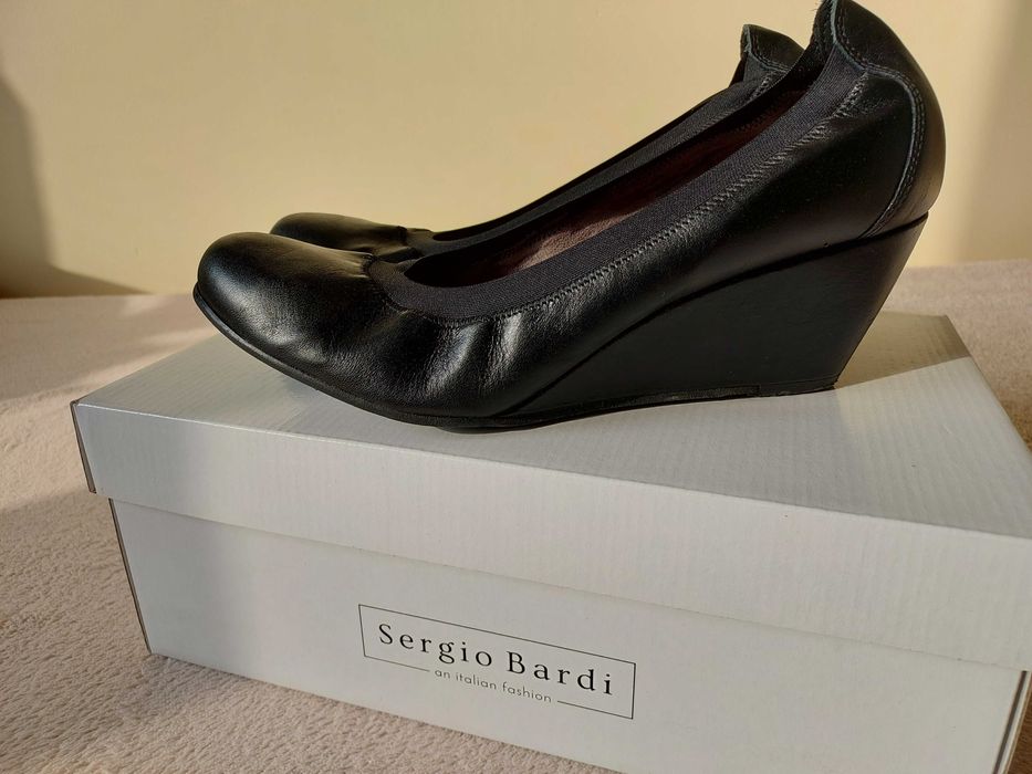 Półbuty Sergio Bardi R.39 skóra naturalna