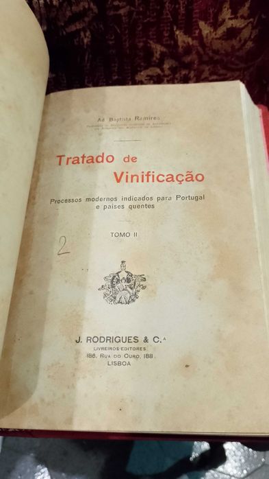 Tratado de Vinificação - A. D. Baptista Ramires