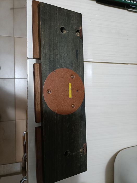 Máquina fotográfica e termômetro