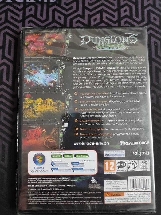 Dungeons: Władca Ciemności - PC, nowa, folia
