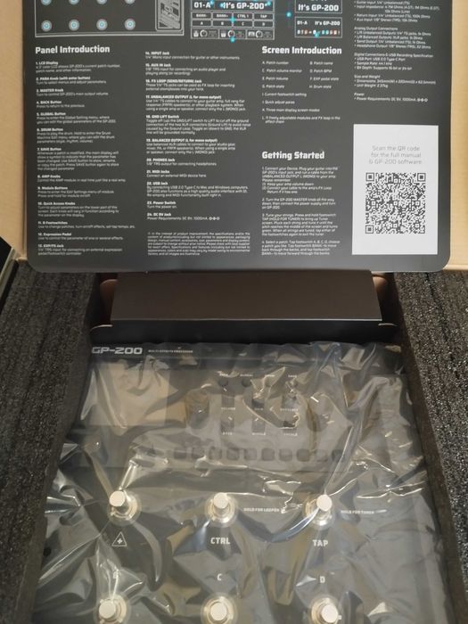 Pedaleira Valeton GP-200 (como nova)