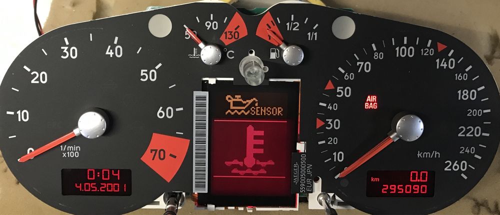 Naprawa licznków Audi A3 A4B8 A5 A6 TT Jaeger Full Fis Wskaźówki
