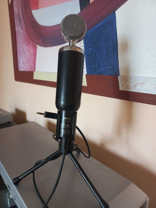 Mikrofon Trust madell  21672 !Jakość dźwięku!Do komputera i nie tylko