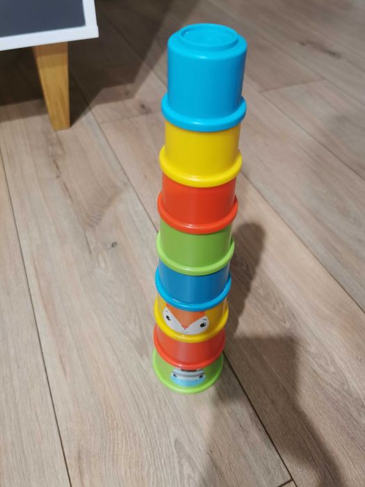Dimpl fat brain toys + wieża Fisher price
