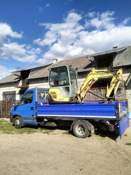 WOLNE TERMINY! Usługi minikoparką + wywrotka do 3,5 t+uslugi wiertnicą