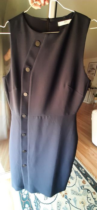 Vestido M azul escuro da Mango