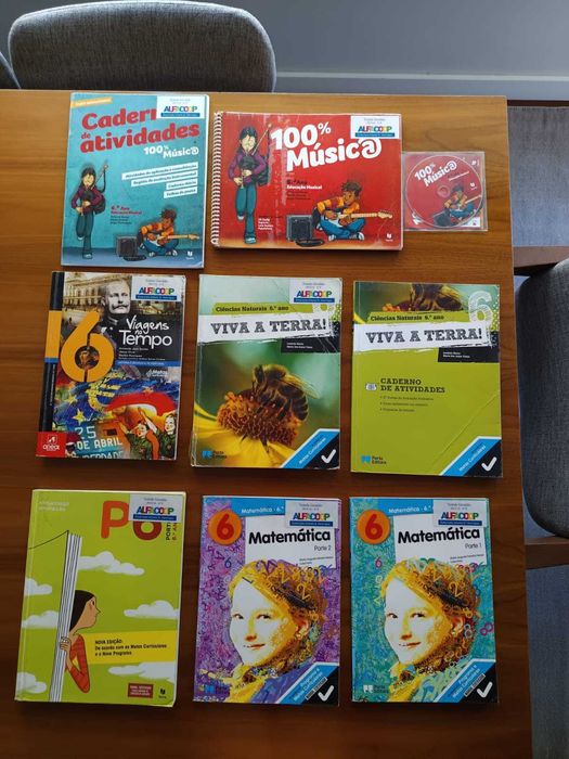 Manuais escolares 6ª ano