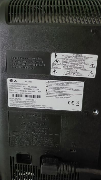 Televisão LG com entrada HDMI