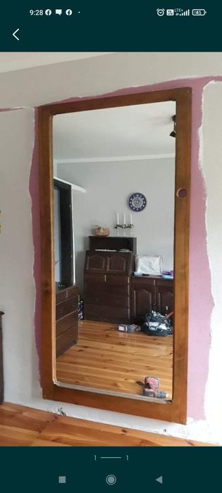 Lustro kryształowe duże 215x106cm