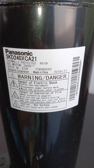 Compressor Rotativo DC Mod. 5KD240