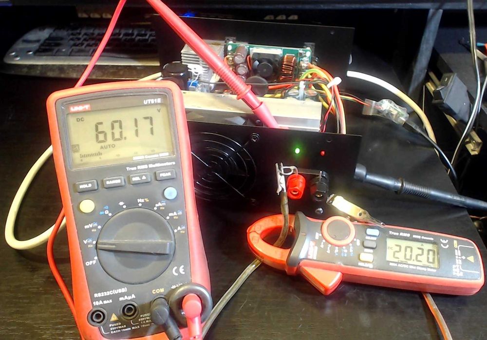 Модуль для лабораторного блоку живлення 60V, 25A, 1,5kW.+20%=1 ,8kW.