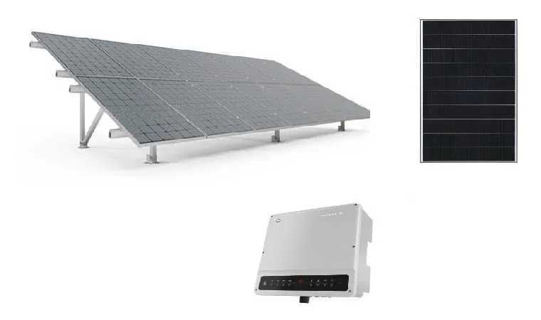 ZESTAW 8,2 kW inwerter hybryda + panele konstrukcja grunt aluminiowa TYLKO W ZESTAWIE TAKA CENA !!