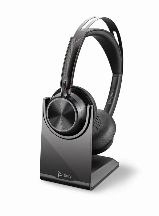 Słuchawki Poly Voyager Focus 2 UC + Stacja Ładująca | ANC | Idealne do pracy!