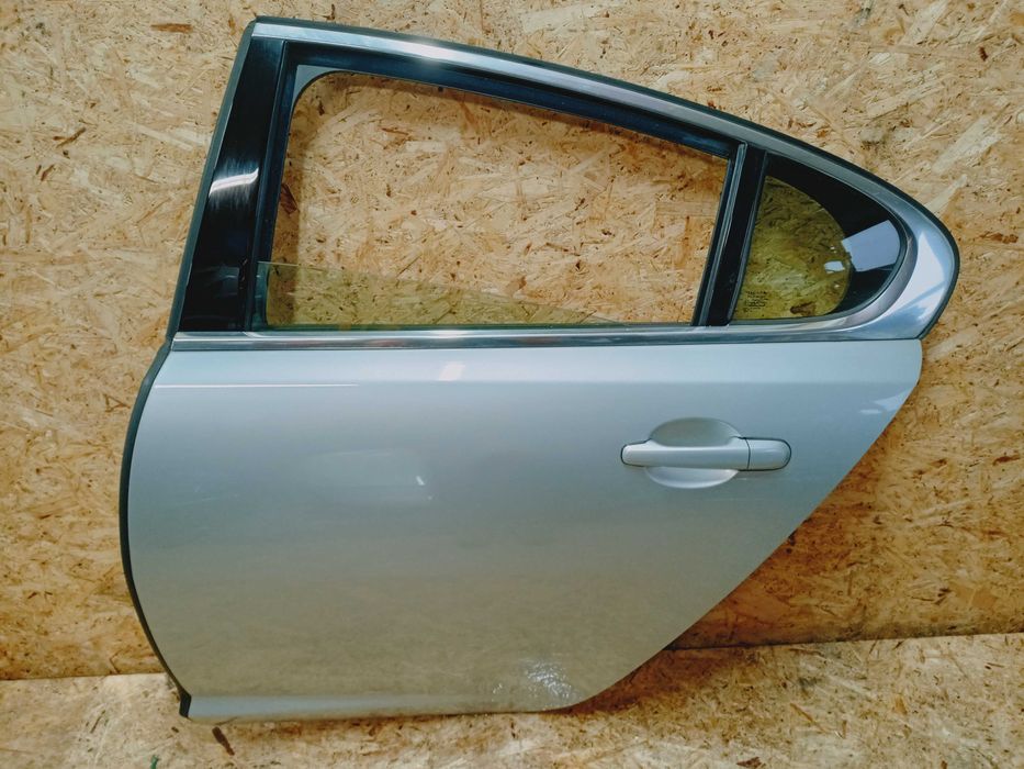 Jaguar XF X250 drzwi lewe lewy tył kolor MEE srebrne kompletne