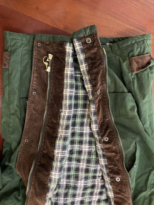 Parka homem verde