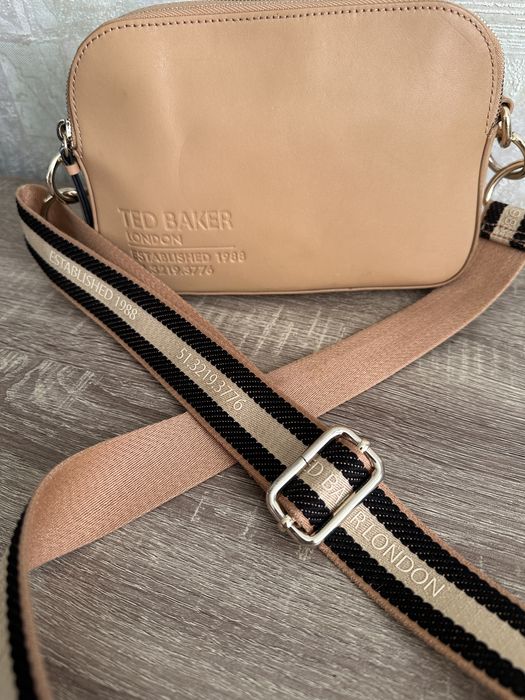 Фірмова шкіряна сумка Ted baker