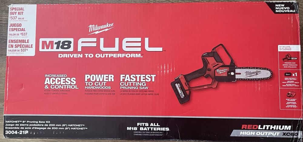 Milwaukee 3004-21Р M18 ланцюгова пила