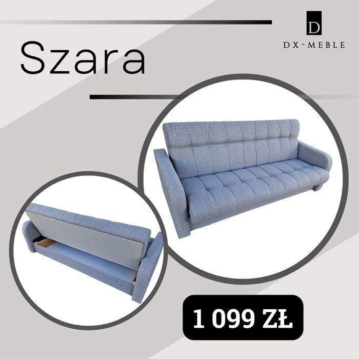 Wersalka z bokami REMEK, różne kolory, dostawa cała POLSKA