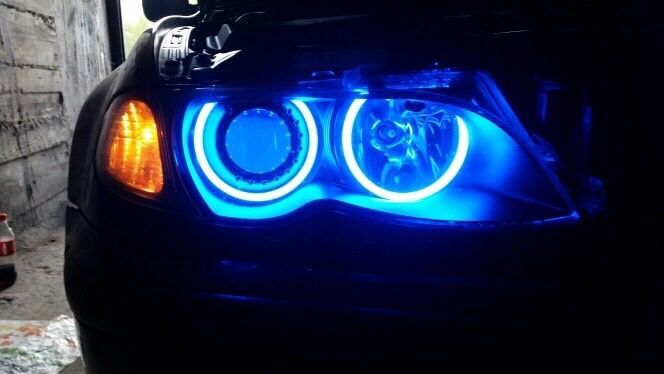 Ангельские глазки Cotton RGB BMW E30 E32 Е34 E39 E46 E38 E53 БМВ