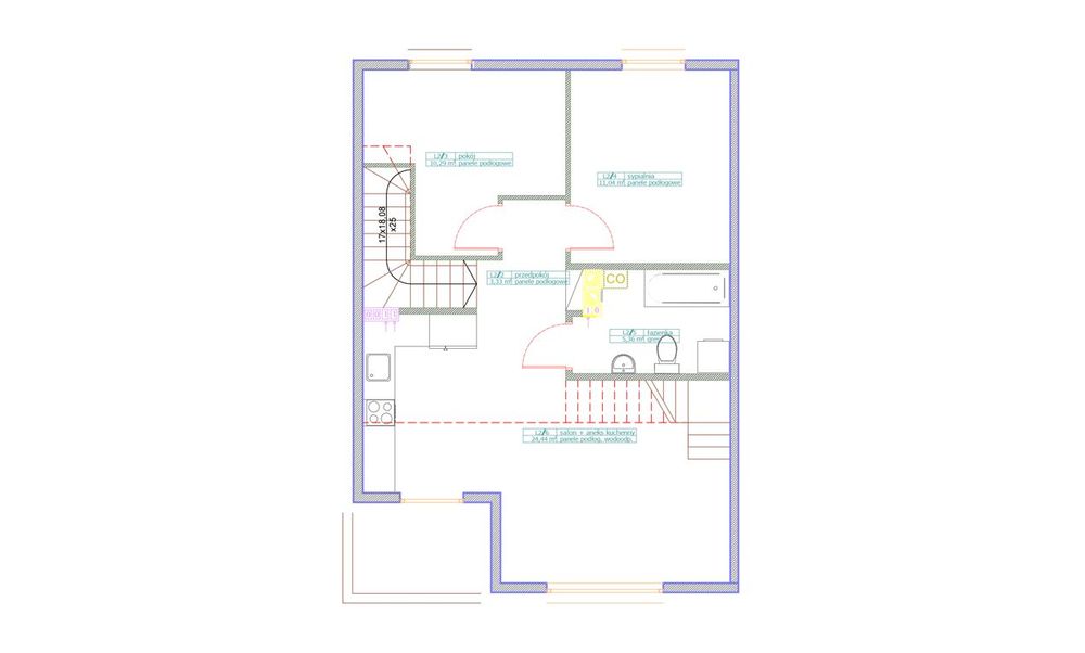 Osiedle Sudecka - Mieszkanie 81,60 m² z antresolą