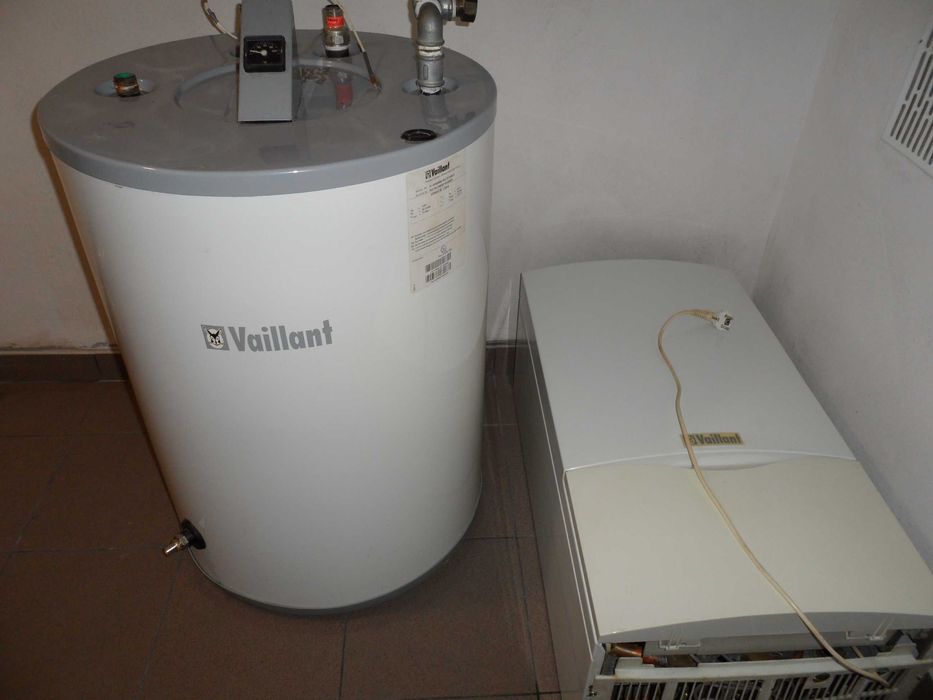 kocioł-piec gazowy Vaillant 20 kW + zasobnik 120 l    cw i co