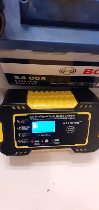 Зарядное импульсное 6А для АКБ автомат десульфатор модель New 2022