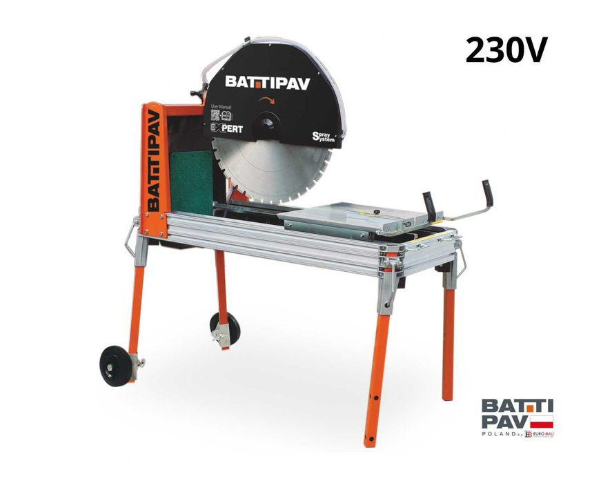 Piła przecinarka do pustaków cegły kostki BATTIPAV EXPERT 400S (230V)