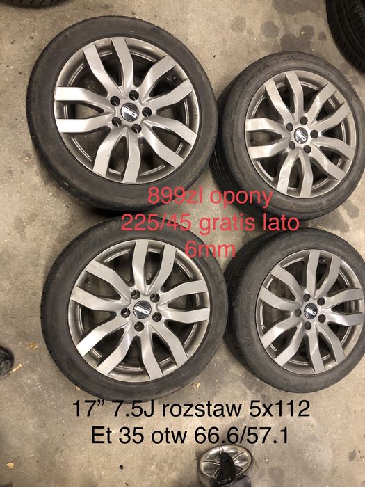 Felgi 16” 17” mercedes vw audi skoda 5x112