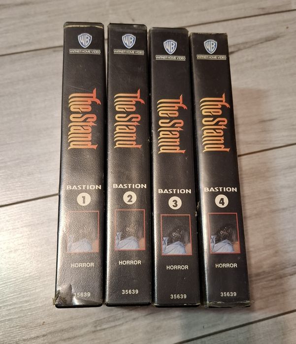 Bastion. Stephen King. 4 kasety VHS. Zestaw.