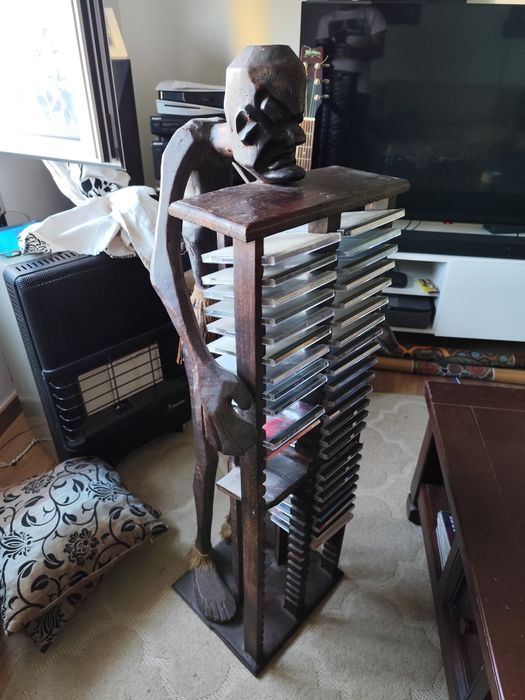 Porta CDs, arte africana