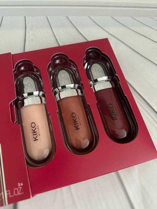 Подарунковий набір блисків для губ KIKO MILANO Glossy Lip Set