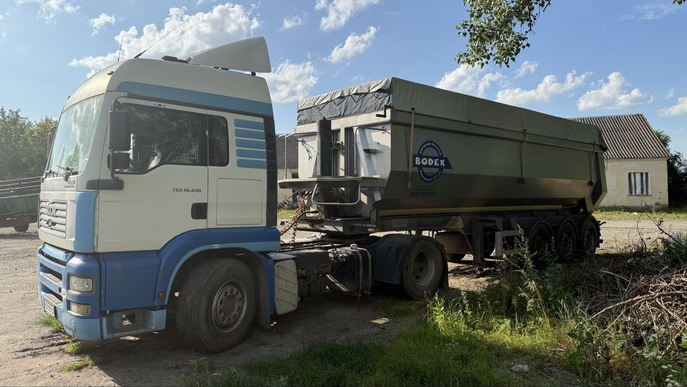 MAN tga 18.430 та напівпричіп BODEX