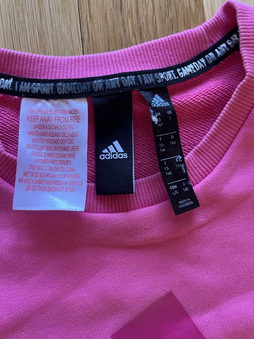 Rozowa bluza adidas 164 cm